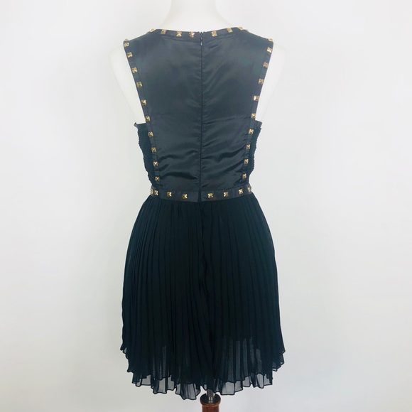 Diffuse - Black Cutout Side Mini Dress - Picture 3 of 7